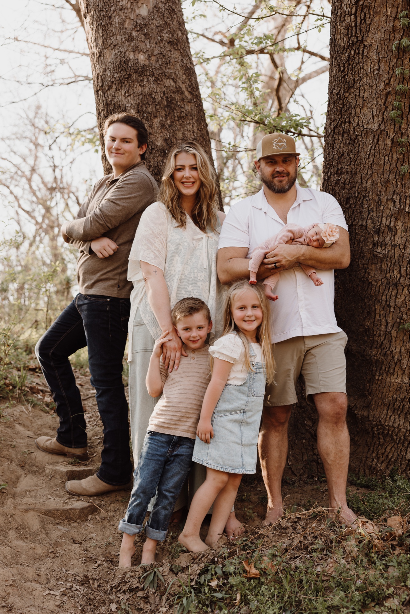 Brogan Chadwell with her family outdoors — motherhood and family lifestyle UGC creator based in Tulsa Oklahoma